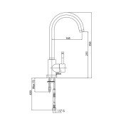 Змішувач для кухні Bianchi Mody LVMMDY2000ACRM