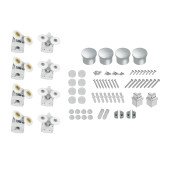 Душова кабіна Qtap Presto New CRM1088SC5 Clear 2020х800х800 мм з піддоном Tern