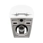 Унитаз подвесной Qtap Leo безободковый с сиденьем Soft-close QT11331002ERW