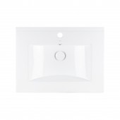 Комплект Qtap Tern 600х580х437 White тумба подвесная + раковина врезная QT1772TPL6013060CW