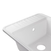 Кухонна мийка Qtap CS 6250 White (QT6250WHI650)