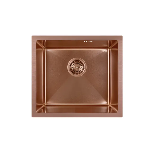 Кухонна мийка Qtap D4843BR 2.7/1.0 мм Bronze (QTD4843BRPVD10) Кухонна мийка Qtap D4843BR 2.7/1.0 мм Bronze (QTD4843BRPVD10)