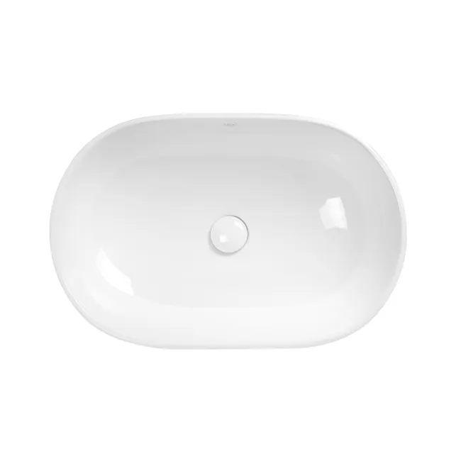 Раковина-чаша Qtap Leo 585х380х180 White с донным клапаном QT1111A028W Раковина-чаша Qtap Leo 585х380х180 White с донным клапаном QT1111A028W