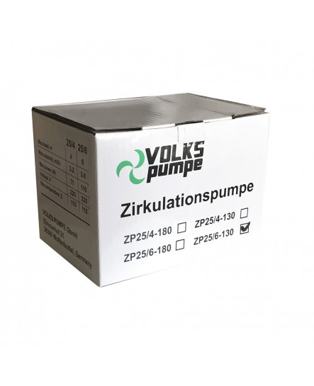 Насос циркуляційний VOLKS pumpe ZP25/6 130мм + гайки
