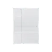 Душевая дверь в нишу Qtap Pisces WHI2013-14.CP5 130-140x185 см, стекло Pattern 5 мм