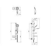 Душовий гарнітур Qtap 005 Душовий гарнітур Qtap 005