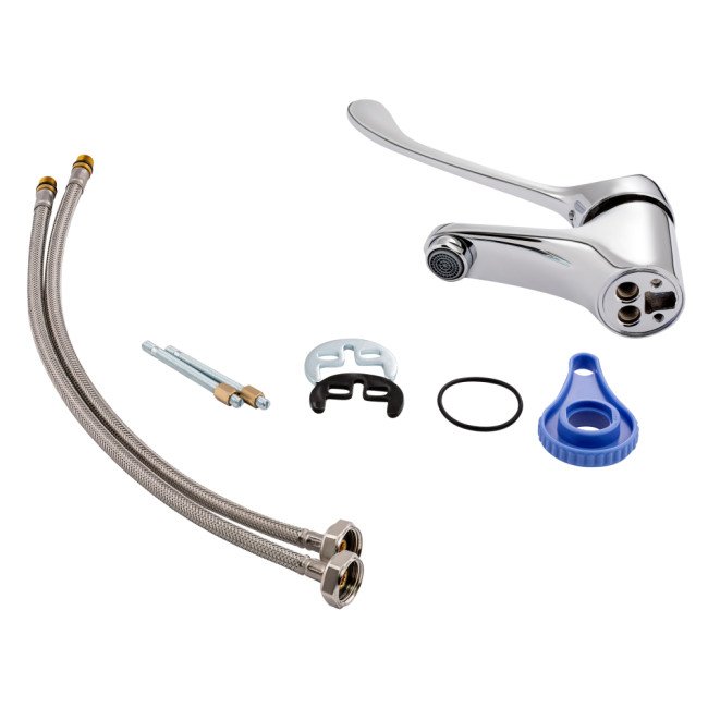 Смеситель для раковины Qtap Lek 1541107C Смеситель для раковины Qtap Lek 1541107C