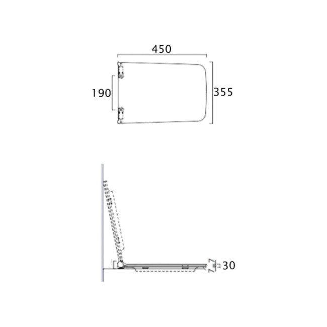 Сидіння для унітаза Azzurra Prua PRU1800COF з мікроліфтом 2