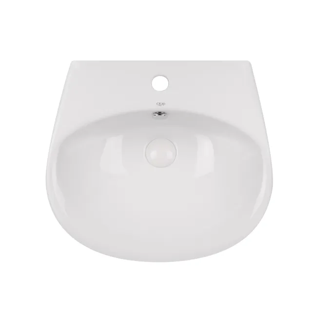 Раковина подвесная моноблок Qtap Virgo 550х430х400 White с донным клапаном QT1811037GW Раковина подвесная моноблок Qtap Virgo 550х430х400 White с донным клапаном QT1811037GW