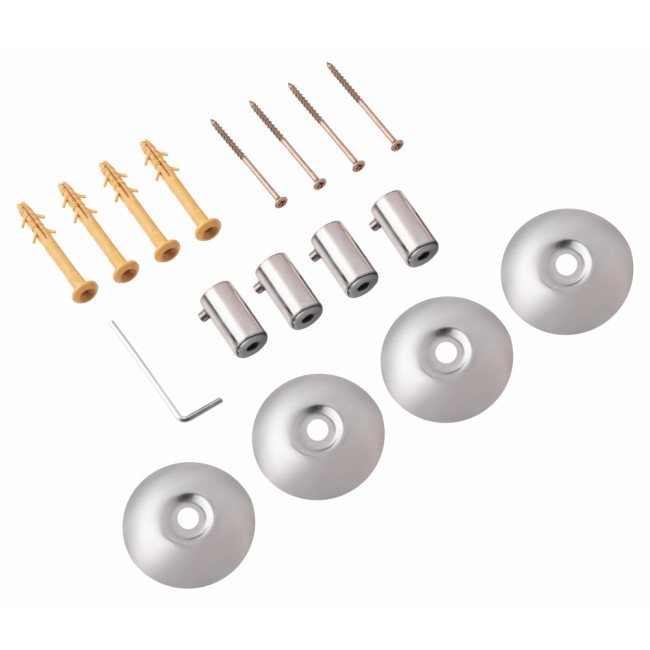 Сушарка для рушників водяна Lidz Trapezium (CRM) D38/25 600x700 P5