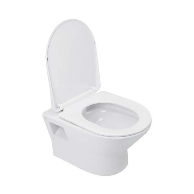 Набор инсталляция 5 в 1 Grohe Rapid SL 38827000 + унитаз с сиденьем Qtap Lark QT0331159W