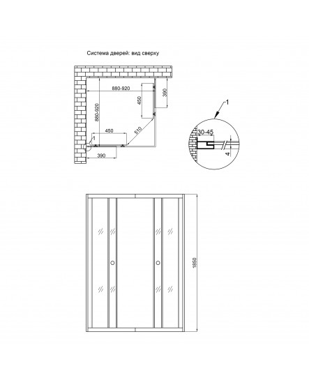 Душова кабіна Lidz Wiezak SC90x90.SAT.LOW.L, скло Linie 4 мм без піддона