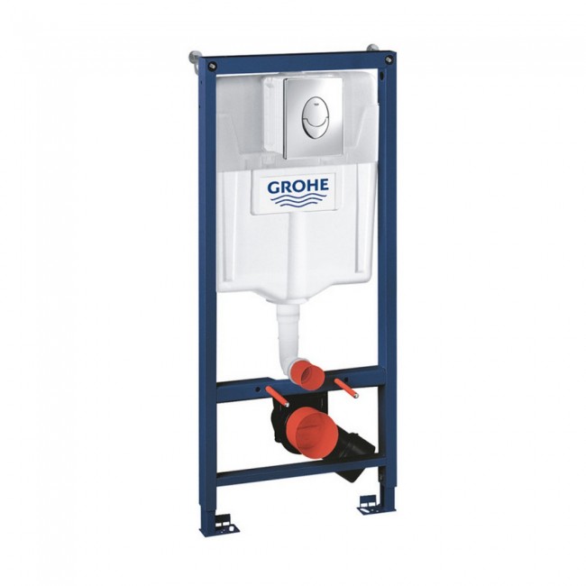 Набор инсталляция 4 в 1 Grohe Rapid SL 38721001 + унитаз с сиденьем Qtap Crow QT05335170W