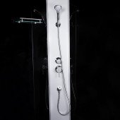 Душевой бокс Lidz Tani SB80x80.SAT.HIGH.GR с поддон с панелью Kupala Душевой бокс Lidz Tani SB80x80.SAT.HIGH.GR с поддон с панелью Kupala