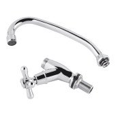 Кран на одну воду для кухні Lidz (CRM) Dominox 15 269F Кран на одну воду для кухні Lidz (CRM) Dominox 15 269F