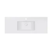 Раковина Qtap Albatross E 1200х460х180 White с донным клапаном QT01119120EW