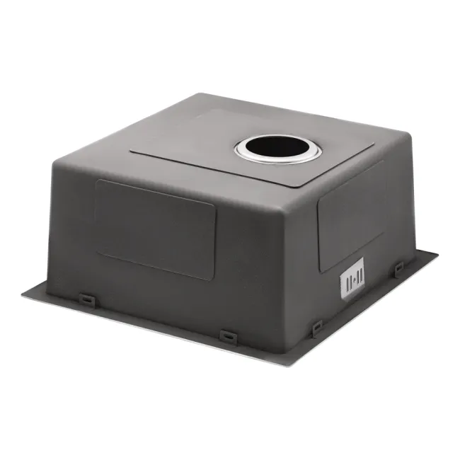 Кухонна мийка Qtap D4843 2.7/1.0 мм Satin (QTD484310)
