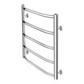 Сушарка для рушників водяна Lidz Trapezium (CRM) D38/25 500x600 P5 Сушарка для рушників водяна Lidz Trapezium (CRM) D38/25 500x600 P5