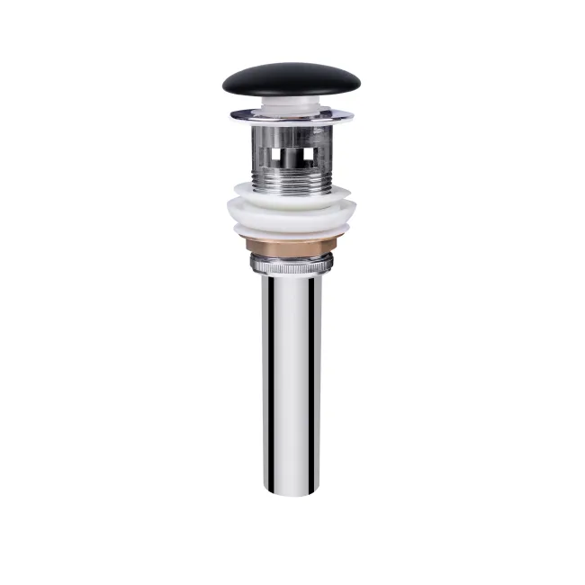 Раковина подвесная моноблок Qtap Crow 600х430х385 Matt black с донным клапаном QT0511G835MB