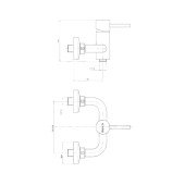 Смеситель для душа Bianchi Mini ESDMIN2005SKCRM