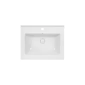 Раковина Qtap Albatross Q 600х480х230 White с донным клапаном QT01115060QW