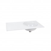 Раковина Qtap Virgo 800х460х300 White с донным клапаном QT1811FL8130ARRW