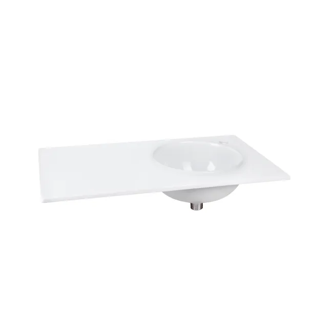 Раковина Qtap Virgo 800х460х300 White с донным клапаном QT1811FL8130ARRW