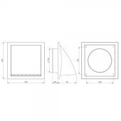 Витяжний ковпак EUROPLAST ND12FVB