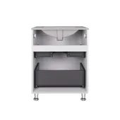 Комплект Qtap Tern 600х725х437 White тумба підлогова + раковина урізна QT1771TNL6013060CW