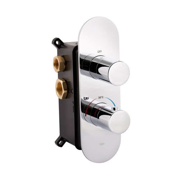 Термостатична душова система прихованого монтажу Qtap Votice QT65T105OGCSET Термостатична душова система прихованого монтажу Qtap Votice QT65T105OGCSET