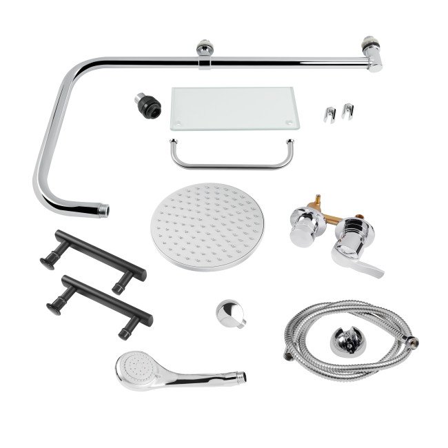 Душевой бокс Lidz Majatek SB90x90.BLA.LOW.TR, с поддоном Kupala Душевой бокс Lidz Majatek SB90x90.BLA.LOW.TR, с поддоном Kupala