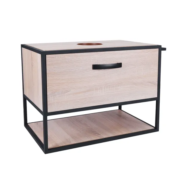 Тумба підвісна Qtap Taurus 800х476х469 Whitish oak зі стільницею QT2479TPT803WO Тумба підвісна Qtap Taurus 800х476х469 Whitish oak зі стільницею QT2479TPT803WO
