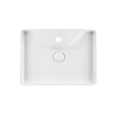 Раковина-чаша Qtap Crow 515х370х120 White с донным клапаном QT0511A064W