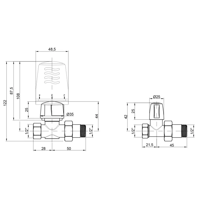 Термокомплект Icma 3/4" прямой № KIT L 1100+775+815 2 Термокомплект Icma 3/4" прямой № KIT L 1100+775+815 2