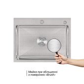 Набір 2 в 1 Lidz кухонна мийка H5845 3.0/1.0 мм Brush + дозатор для миючого засобу Набір 2 в 1 Lidz кухонна мийка H5845 3.0/1.0 мм Brush + дозатор для миючого засобу