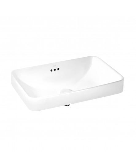 Раковина Qtap Jay 590х410х155 White з донним клапаном QT0711K425W