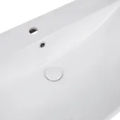 Раковина Qtap Albatross D 1000х500х210 White с донным клапаном QT01115100DW