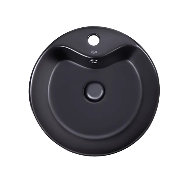 Раковина-чаша Qtap Scorpio 400x400x140 Matt black с донным клапаном QT14113018BMBMB Раковина-чаша Qtap Scorpio 400x400x140 Matt black с донным клапаном QT14113018BMBMB
