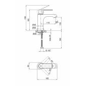 Змішувач для раковини Qtap Fresh WCR 001F