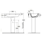Пьедестал Azzurra Cult XCU300B1 Пьедестал Azzurra Cult XCU300B1