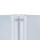Штора на ванну Qtap Gemini WHI40114RP6 стекло Pear 6 мм, 100x140 см