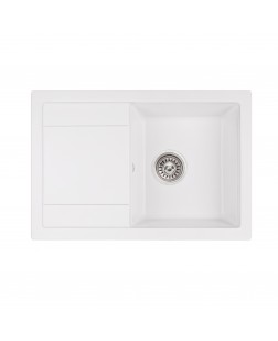 Кухонна мийка Qtap CS 7449 White (QT7449WHI650)