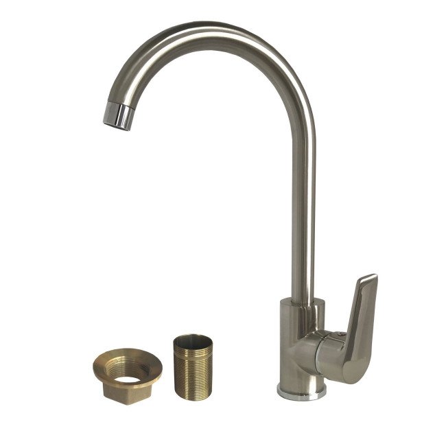 Смеситель для кухни DOMINO BLITZ DBC-203L-St STEEL Смеситель для кухни DOMINO BLITZ DBC-203L-St STEEL