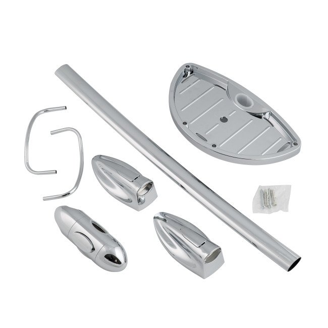 Штанга для душу Lidz (CRM) 49 40 019 з мильницею Штанга для душу Lidz (CRM) 49 40 019 з мильницею