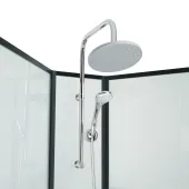 Душевой бокс Lidz Majatek SB90x90.BLA.LOW.TR, с поддоном Kupala