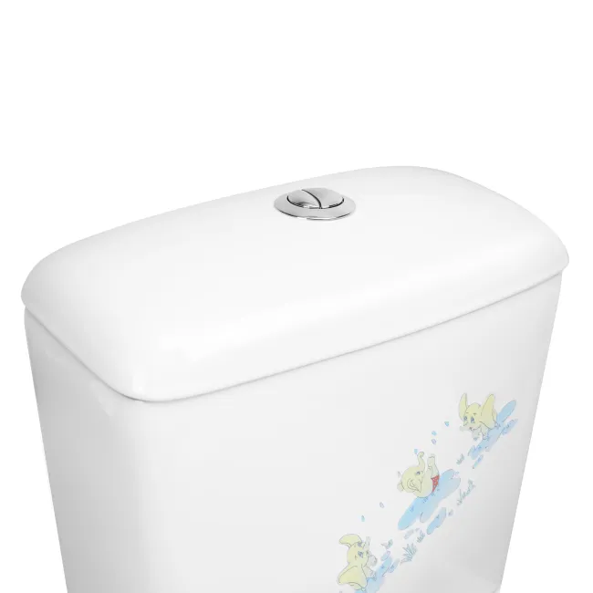 Унитаз-компакт детский Qtap Baby с сиденьем QT2322C229PEWD