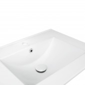 Комплект Qtap Tern 600х725х437 White тумба напольная + раковина врезная QT1771TNL6013060CW