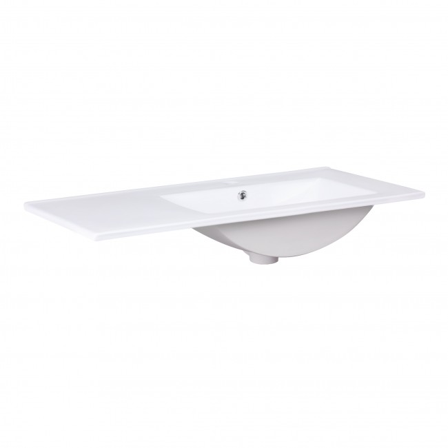 Раковина Qtap Albatross New 910x470x180 White с донным клапаном QT0111750690RW