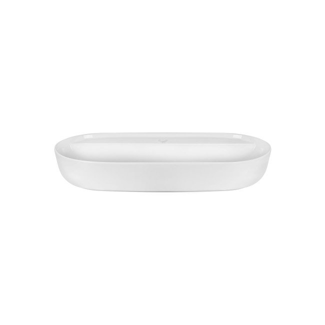 Раковина-чаша Qtap Scorpio 815х410х135 White з донним клапаном QT142203PW