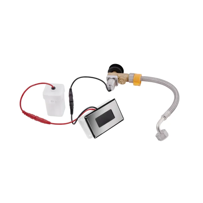 Панель смыва для писсуара Qtap Scorpio с ИК датчиком QT146601DCCHR Chrome/Black Панель смыва для писсуара Qtap Scorpio с ИК датчиком QT146601DCCHR Chrome/Black